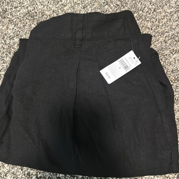 NWT! GAP Black Easy Wide-Leg Linen-Blend Trouser - Multiple Sizes 💎 - Picture 9 of 9